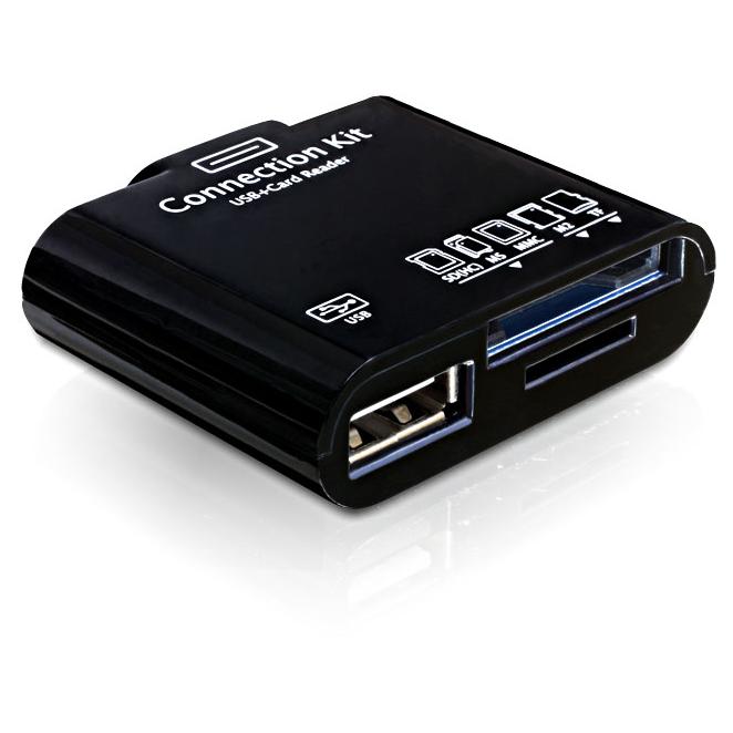 Lector de tarjetas de memoria Delock 65358 USB 2.0 Negro