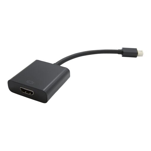 Adaptateur Secomp Mini DisplayPort vers HDMI - 15 cm, Noir, Passif