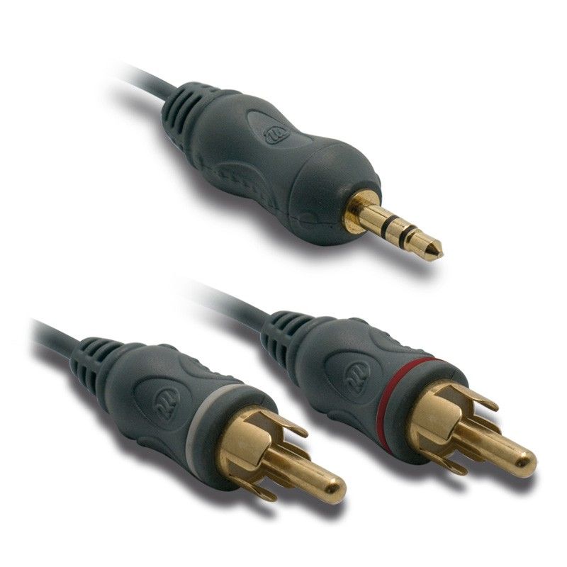 Metronic Cordon Jack 3.5 / 2 RCA 10m