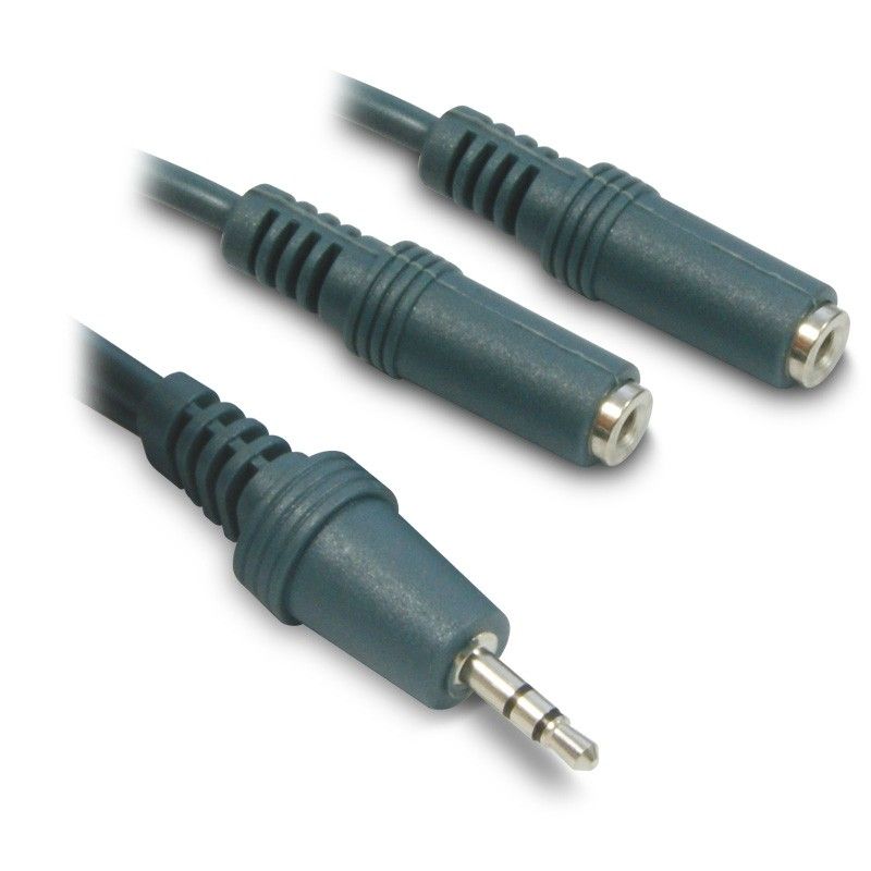 Metronic Cordon Jack 3.5mm 1 Male/2 Female
