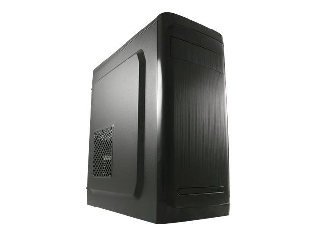 LC Power Classic 7034B ATX Case - Black, Brushed Black Aluminum - No Power Supply