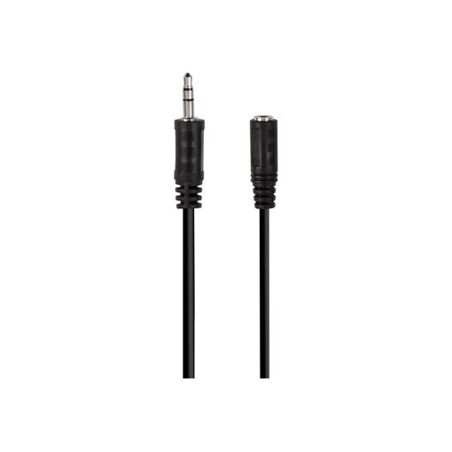 2direct Audio Cable Extension - 3.5mm Stereo Female to Male - 5m - Black