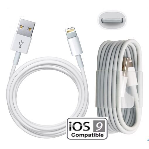 USB Cable for Apple iPhone 7/7 Plus - White, 1M