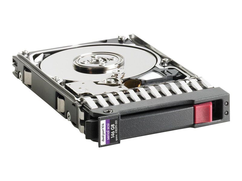 Disque dur HP Enterprise à double port - 450 Go - Échangeable à chaud - 2,5 pouces SFF - SAS 6 Gb/s - 10 000 tr/min
