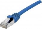 Cable de conexión Dexlan - RJ-45 a RJ-45 - 5 m - SFTP - CAT 6a - Libre de halógeno, moldeado, sin gancho - Azul