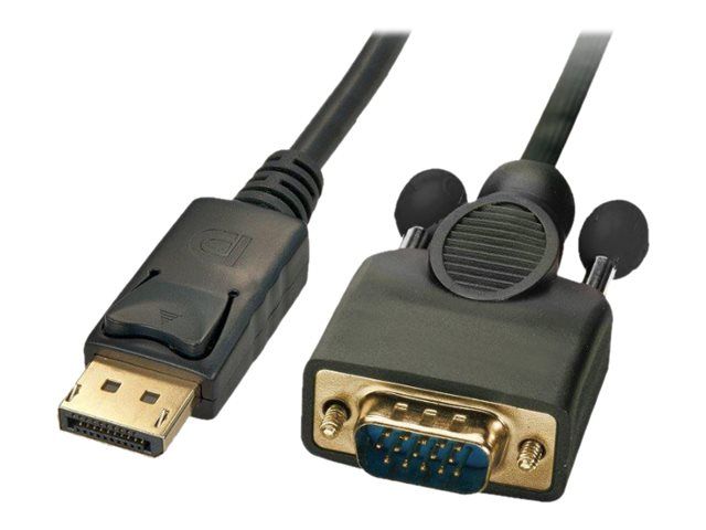 Convertidor de vídeo MicroConnect - DisplayPort a VGA - Negro