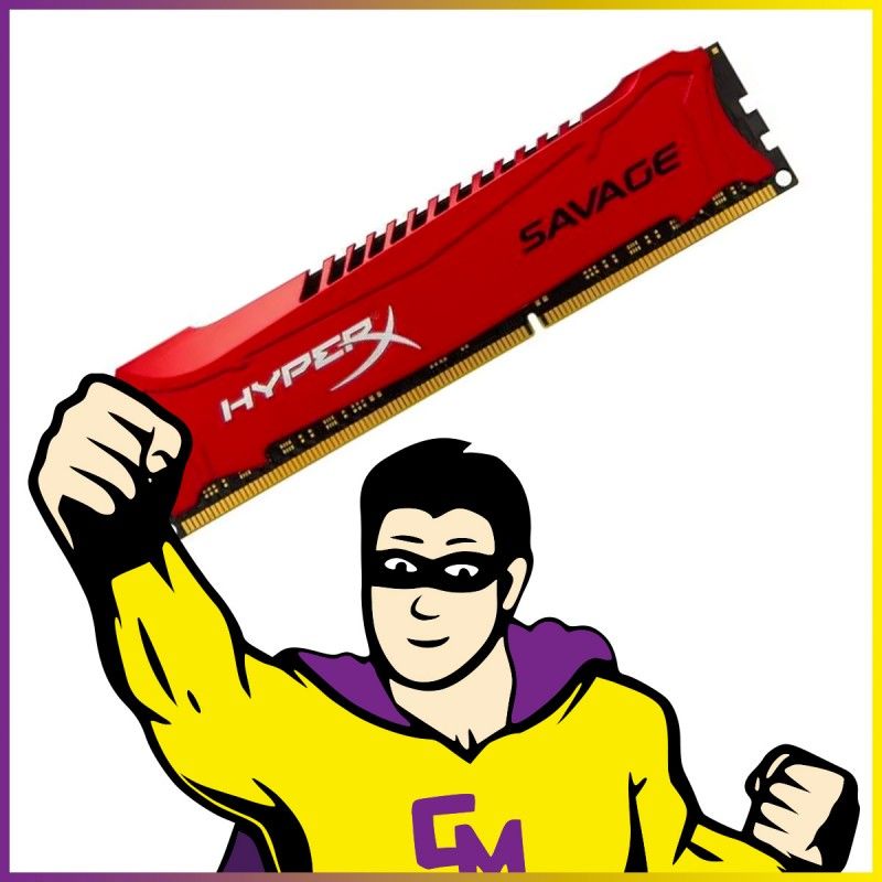 HyperX 4GB DDR3 RAM (HX324C11SR/4, PC3-19200, 2400MHz)
