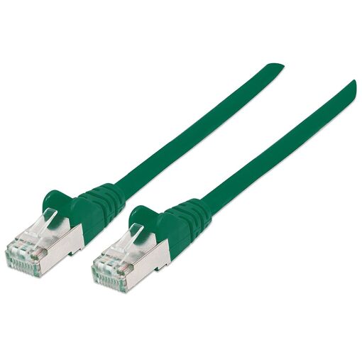Cable de red IC Intracom Cat6A, 5 m, verde