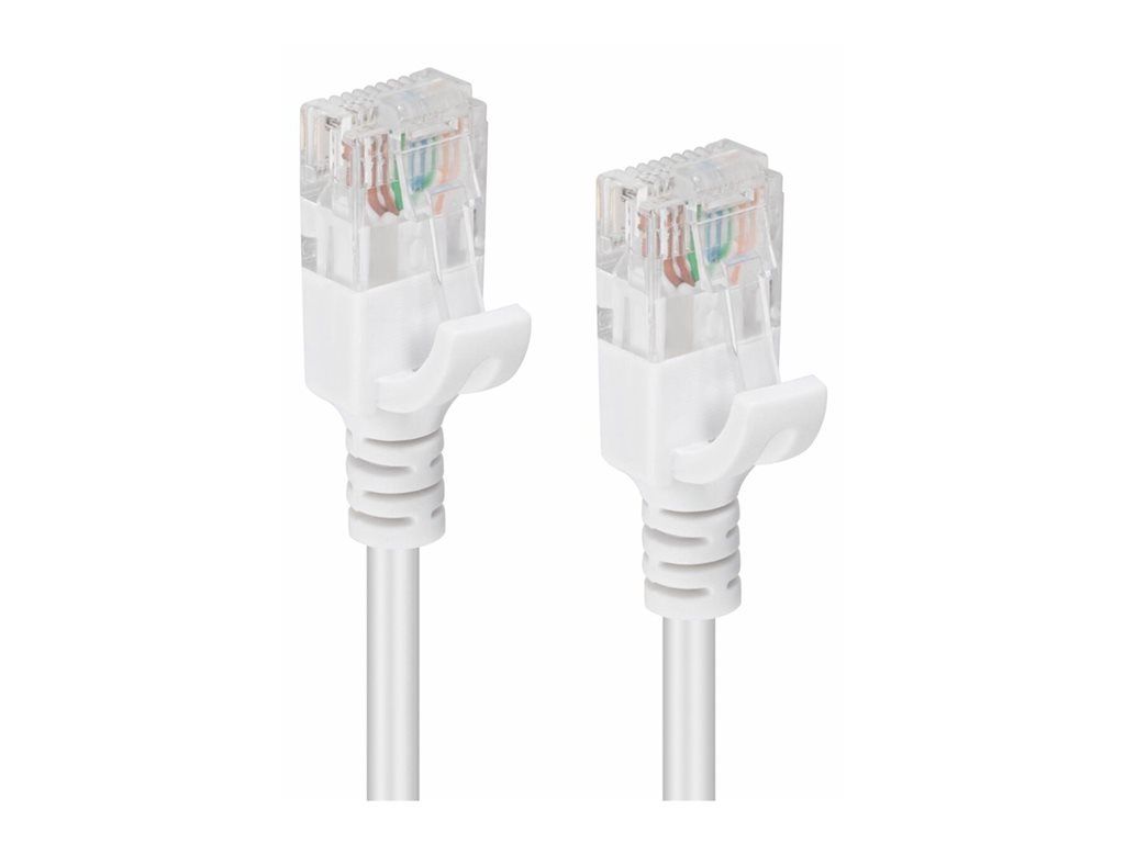 Cable de red MicroConnect - 20 m, UTP Cat6, RJ-45 (M) a RJ-45 (M), Blanco