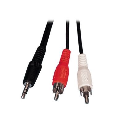 Connectland 3.5mm Audio Cable to 2 RCA - 10m