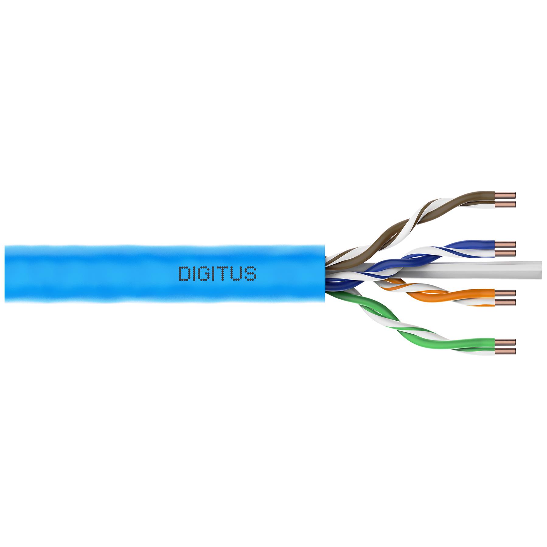 Cable de instalación profesional Digitus - 305 m UTP Cat 6a - 10Gb Ethernet - PoE