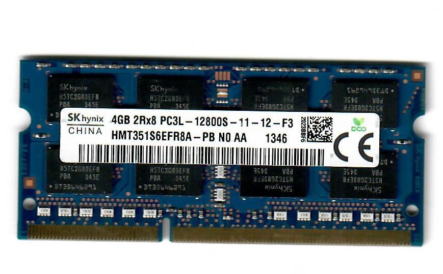 Hynix 4GB DDR3L SO-DIMM Memory Module (204-Pin, 1600MHz, CL11)