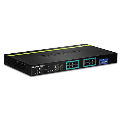 Commutateur Trendnet TPE 1620WS 16 ports Gigabit Web Smart PoE+