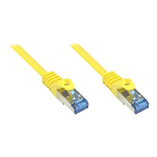 Câble ALCASA Elektronik CAT 6a SFTP - 20 m, Jaune