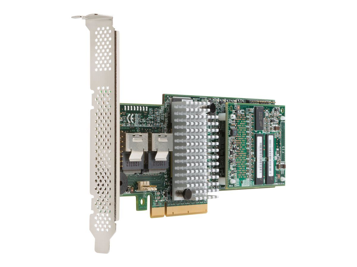 HP LSI 9270-8i Storage Controller - 8-Port SATA/SAS 6Gb/s - Low Profile - RAID 0, 1, 5, 6, 10, 50, 60 - PCIe 3.0 x8 - for HP Z620 Workstation