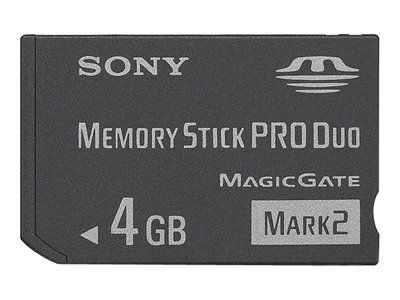 Sony 4GB Memory Stick PRO Duo Mark2 Flash Card for Pink PSP