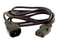 LogiLink CP091 Power Cable, 6ft Black, C14 to C13 Connector