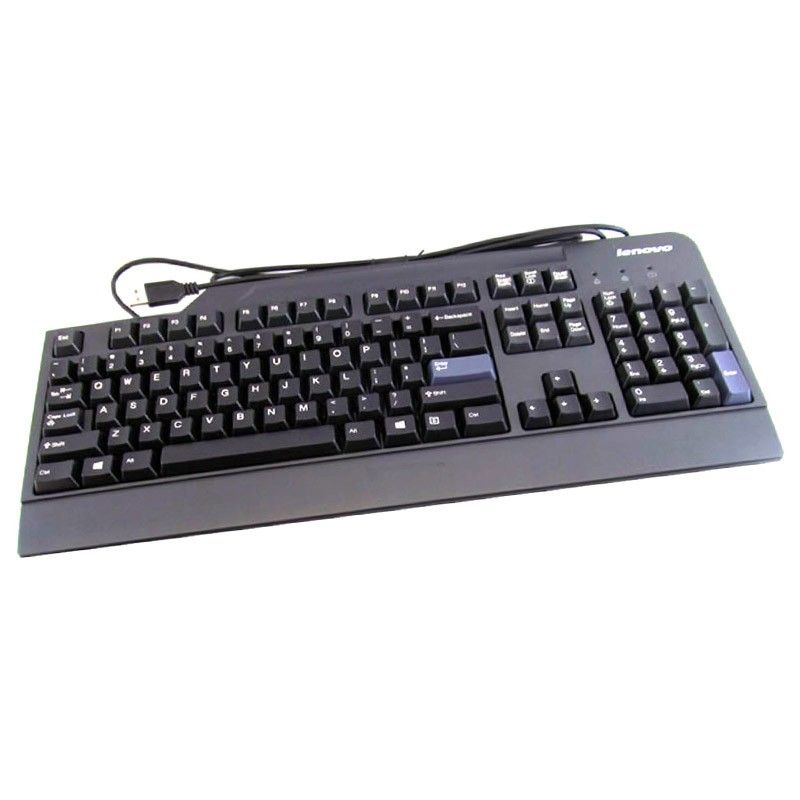 Lenovo KU-0225 USB Azerty Black Keyboard 105 Keys
