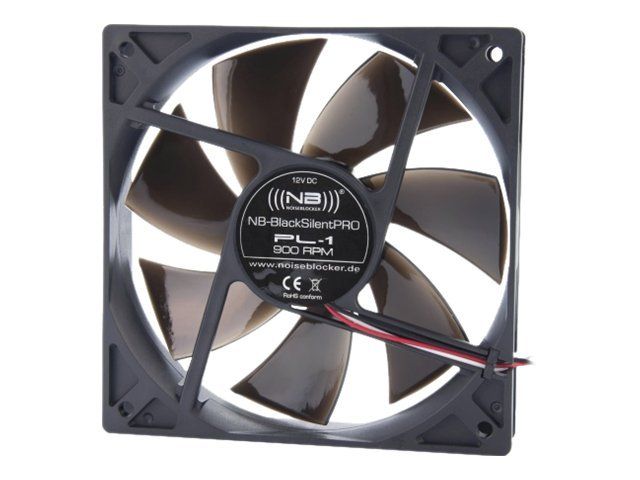 Blacknoise BlackSilentPRO PL-1 - 120mm Chassis Fan - Black