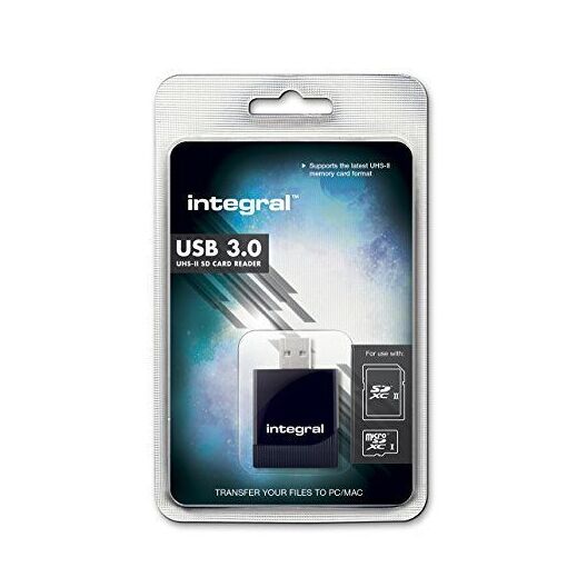 Integral Memory SDXC UHS-II/MicroSDXC UHS-I Card Reader (USB 3.0)