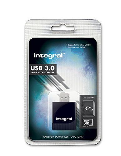 Integral Memory SDXC UHS-II/MicroSDXC UHS-I Card Reader (USB 3.0)