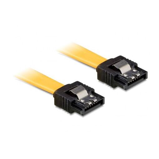 Cable SATA Delock - 20 cm, bloqueado, conector de ángulo recto