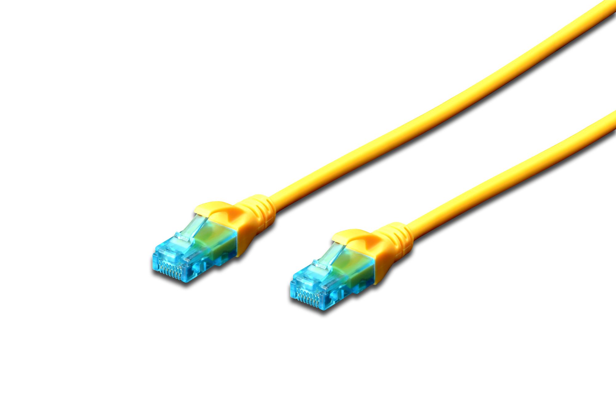 Digitus Yellow Unshielded UTP Cat 5e Cable, RJ45, 3m