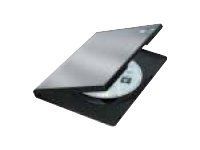 Estuche para DVD Fellowes - Capacidad: 2 DVD - Negro (paquete de 5)