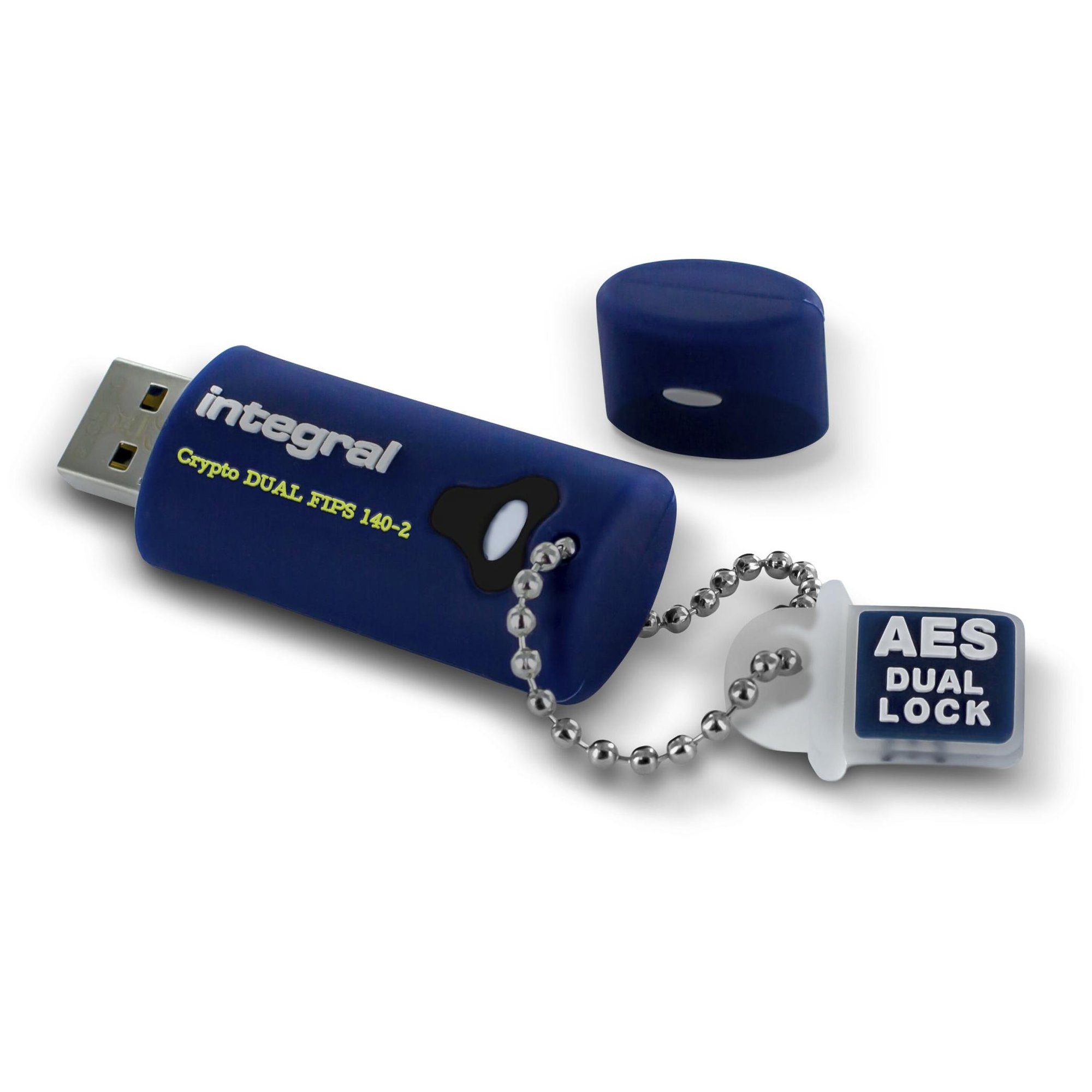 Unidad USB Integral Crypto Doble 64 GB - USB 3.0 - Nivel de seguridad 3 FIPS 140-2