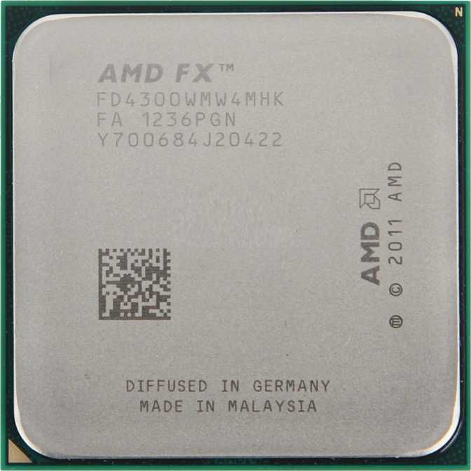 Procesador AMD Black Edition FX 4130 - 3.8 GHz, 4 núcleos, 4 MB de caché, zócalo AM3+