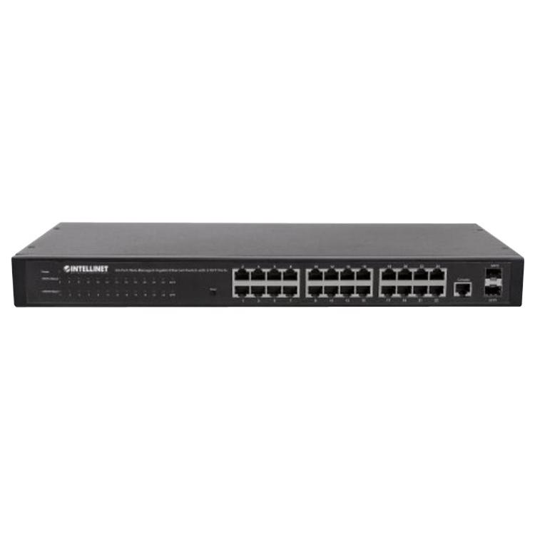 Commutateur réseau Intellinet 24 ports à gigabit