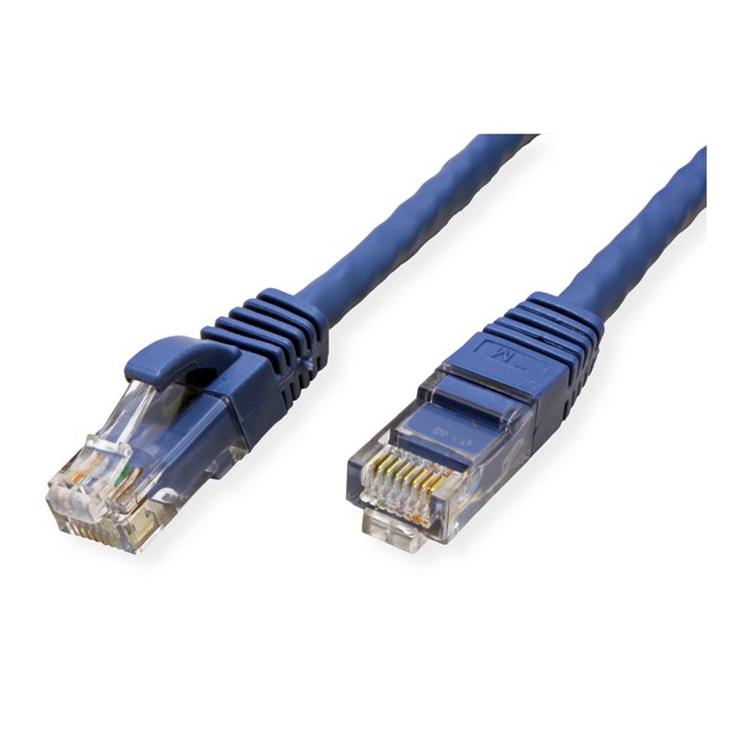 Secomp CAT 6a RJ-45 to RJ-45 Cable, 50cm, UTP, Blue