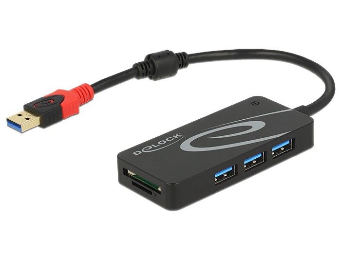 Concentrador Delock de 3 puertos USB 3.1 Gen 1