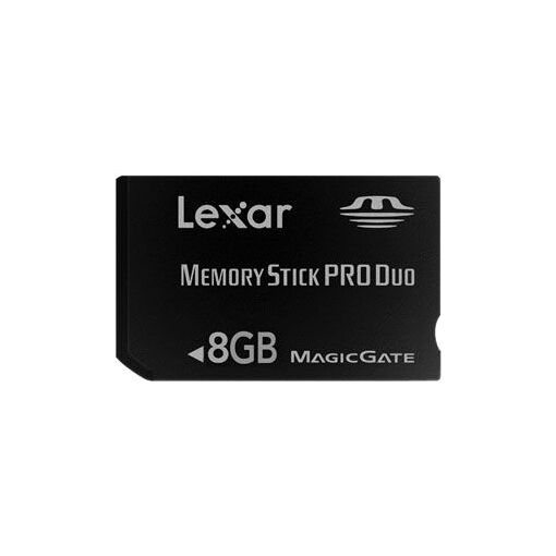 Lexar 8GB MS PRO DUO Flash Memory Card for Sony PSP & PlayStation 3