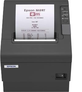 Epson TM T88IV ReStick - Receipt Printer - Dual Color (Monochrome) - Online Thermal Roll - 8 cm - 203 dpi - Up to 177 mm/sec - USB - Dark Gray