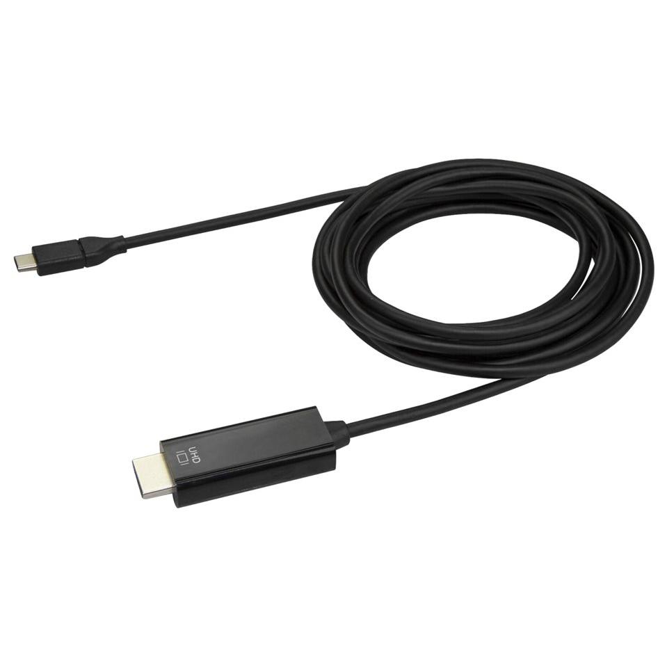Cable StarTech de 10 pies USB-C a HDMI, 4K 60 Hz, compatible con Thunderbolt 3