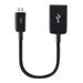 Belkin On-The-Go USB Adapter - Micro-USB Type A Male to USB Female - 4.7 inches - Black