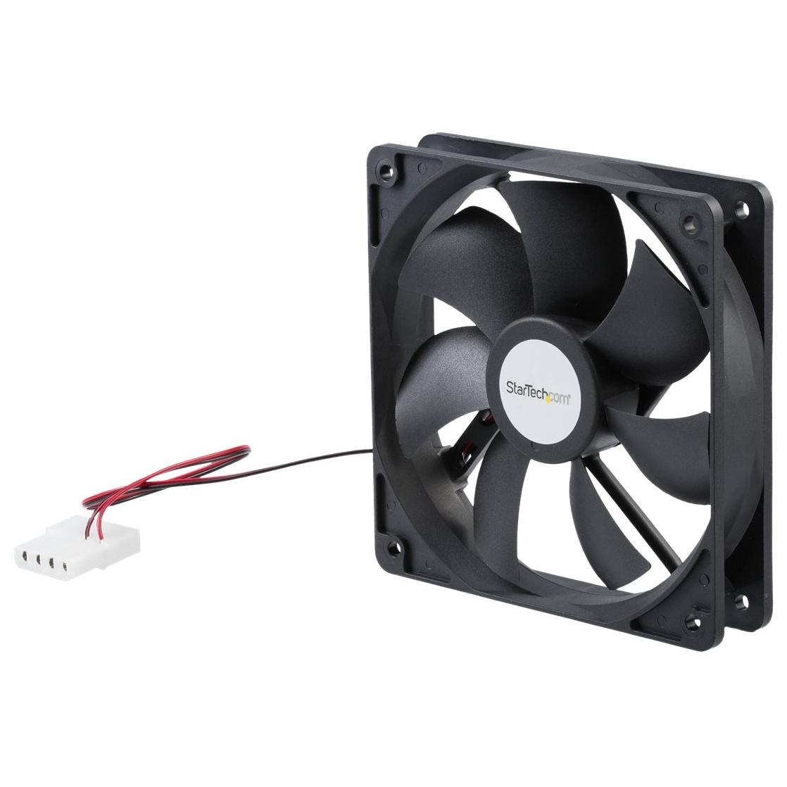 StarTech 120mm Double Ball Bearing PC Fan - LP4 Power Supply - Computer Ventilation Kit