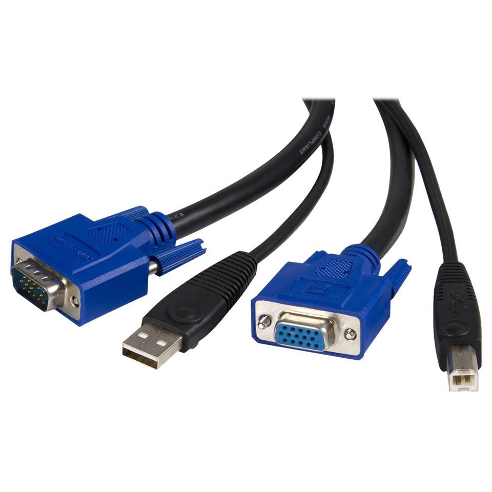 StarTech.com 1.8m VGA to USB 2-in-1 Cable - KVM Switch