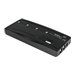 Kit conmutador StarTech.com KVM de 4 puertos con cables - Conmutador para pantalla, teclado y ratón de escritorio - 1920 x 1440 - Negro