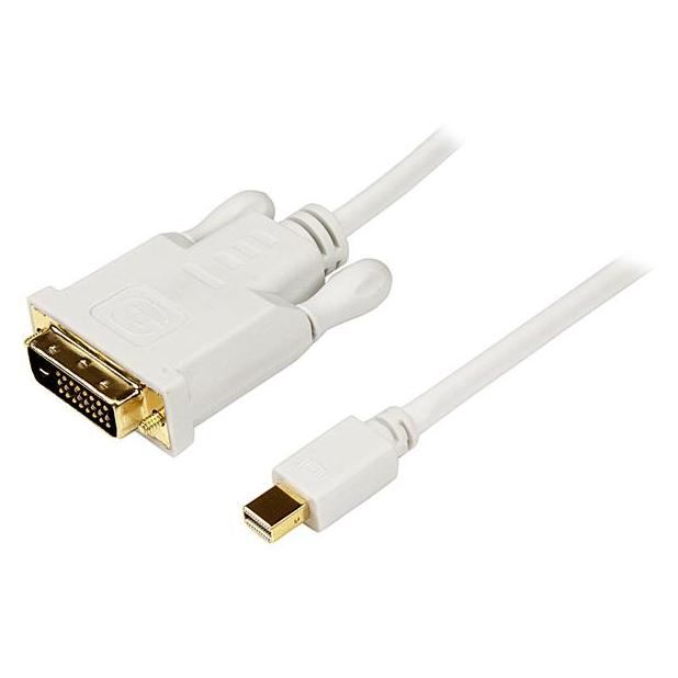 StarTech.com Mini DisplayPort to DVI Adapter - 1080p, 1920x1200, 6ft Cable, White