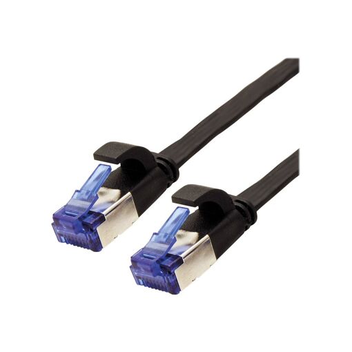 Secomp CAT 6a Flat Cable, 3m, RJ-45 (M) to RJ-45 (M), Halogen-Free