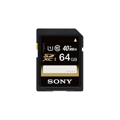 Sony SF64U - 64GB Flash Memory Card - UHS Class 1/Class 10 - SDXC UHS-I