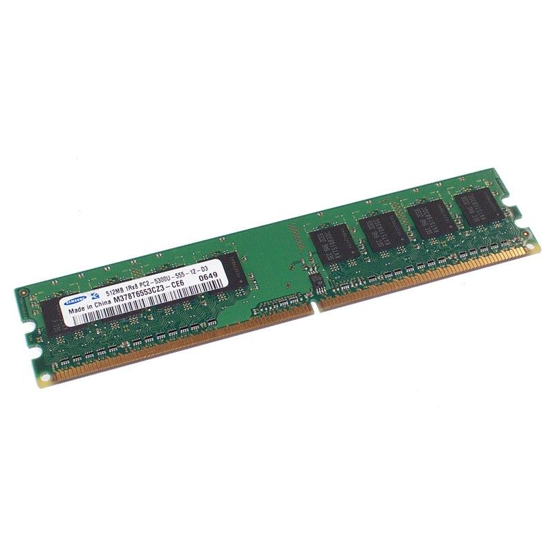 Samsung 512MB DDR2 RAM Module (M378T6553CZ3-CE6, PC2-5300U, 667MHz, CL5)