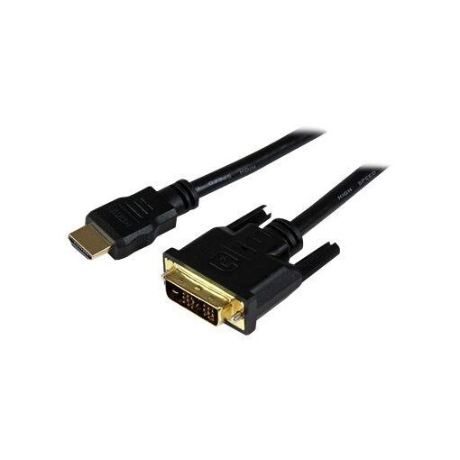 StarTech HDMI to DVI-D Cable 1.5m - M/M Black Gold Plated 1.5m Shielded