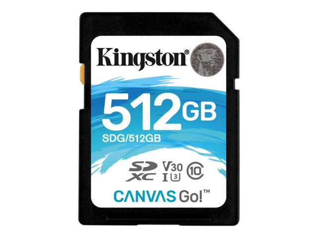 Kingston Canvas Go! 512GB SDXC UHS-I Memory Card