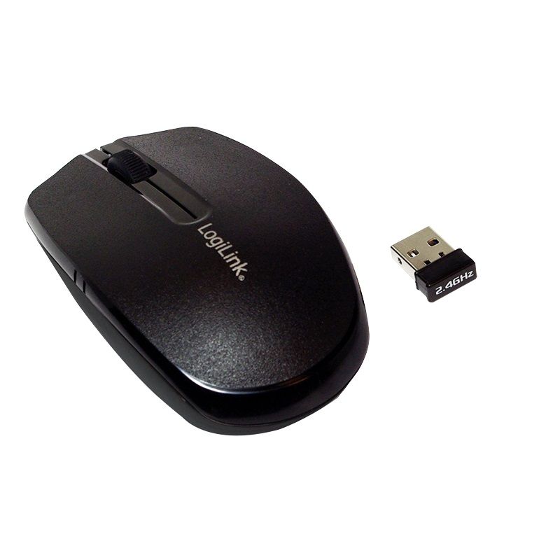 LogiLink Wireless Optical Mouse 2.4G Black (ID0114)