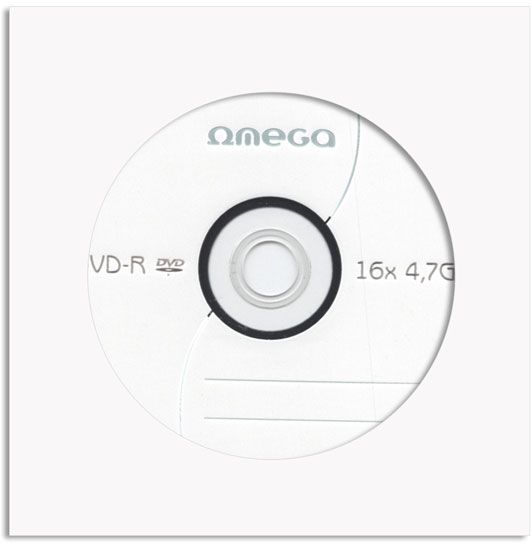 Omega 4.7GB 16x DVD-R, 1 Piece