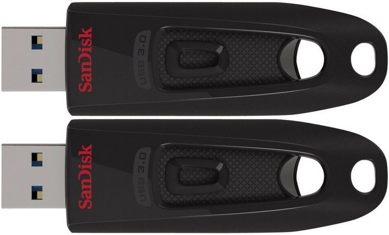 SanDisk Ultra USB 3.0 Flash Drive 16GB (2-Pack)