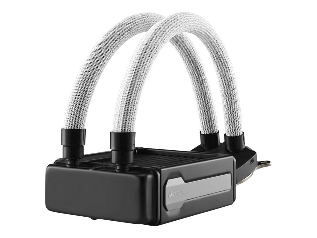 CableMod AIO Sleeving Kit - Liquid Cooling Tube Sleeve Kit - White - For CORSAIR Hydro Series H100i, H100i v2, H110i, H80i v2